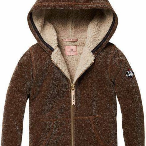 Scotch R'Belle Teddy Glitter Hoodie
